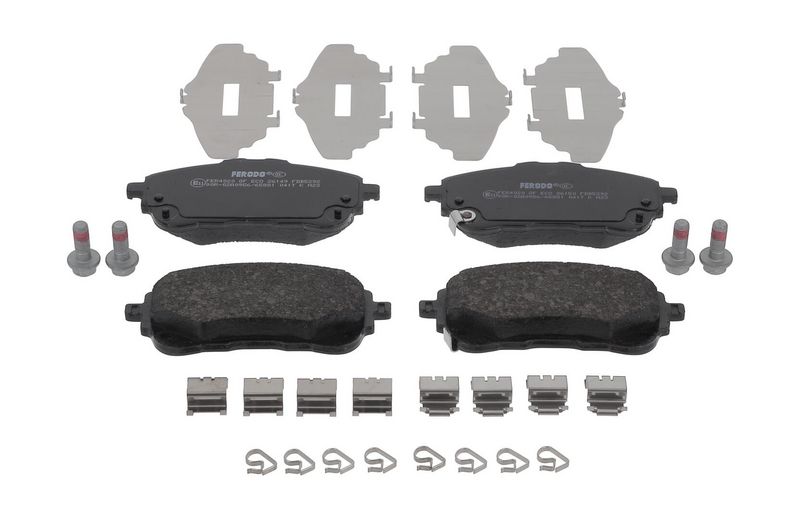 Bremsbelagsatz, Scheibenbremse