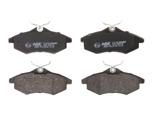 Bremsbelagsatz, Scheibenbremse