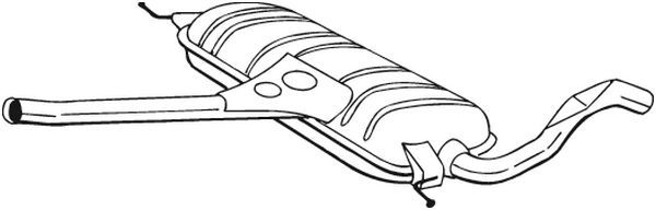 Mittelschalldämpfer