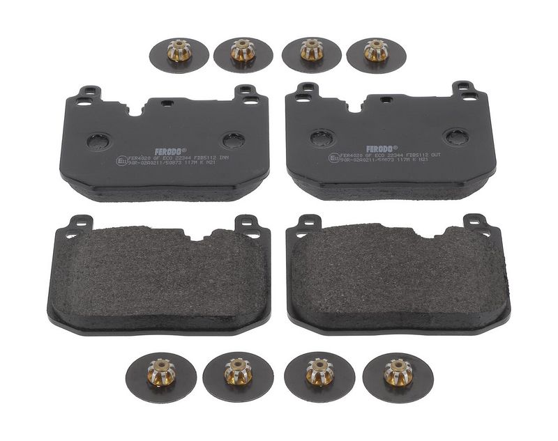 Bremsbelagsatz, Scheibenbremse