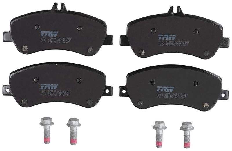 Bremsbelagsatz, Scheibenbremse