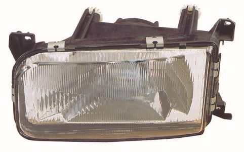 Scheinwerfer R (H4, elektrisch, ohne motor, einsatzfarbe: silber) passt zu: VW PASSAT B3 02.88-10.93