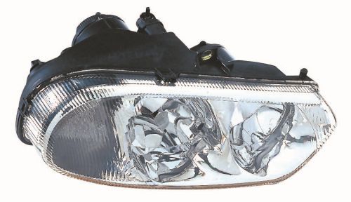 Scheinwerfer R (H1/H7, elektrisch, ohne motor, einsatzfarbe: chrom, blinkerfarbe: weiß) passt zu: ALFA ROMEO 156 09.97-06.03