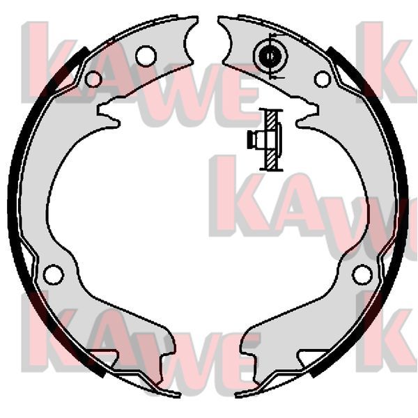 Bremsbackensatz, Feststellbremse