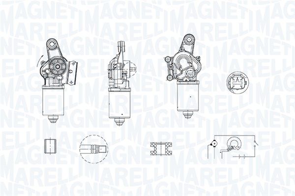 Scheibenreinigung - Scheibenwischermotor