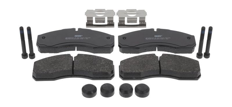 Bremsbelagsatz, Scheibenbremse