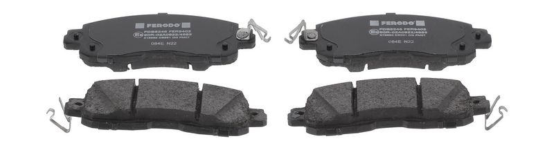 Bremsbelagsatz, Scheibenbremse