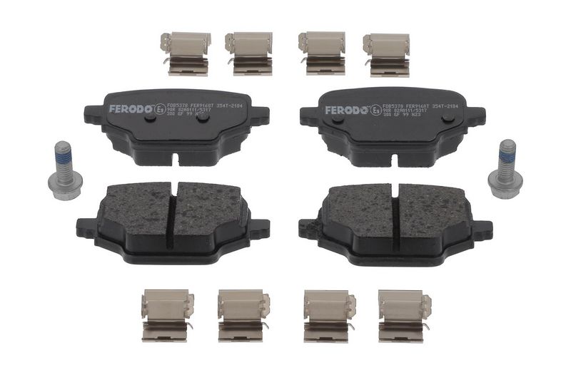 Bremsbelagsatz, Scheibenbremse