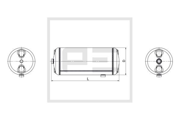 Luftbehälter, Druckluftanlage