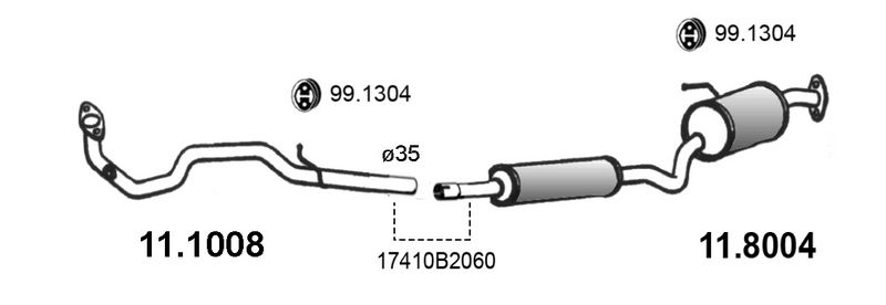 Kühlmittelrohrleitung