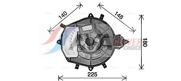 Elektromotor, Innenraumgebläse