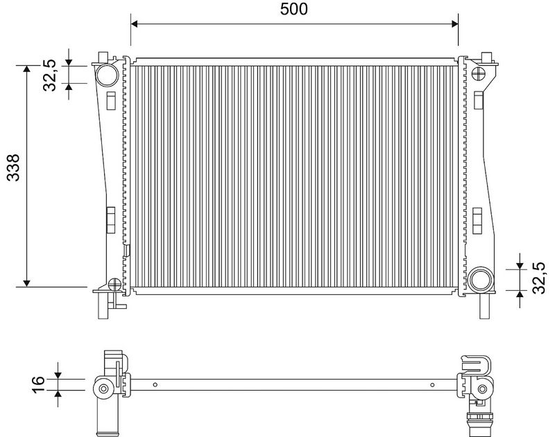 Kühler, Motorkühlung