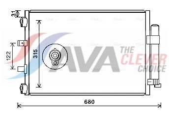 Kondensator, Klimaanlage