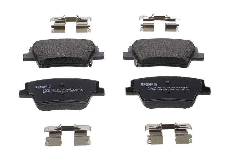 Bremsbelagsatz, Scheibenbremse