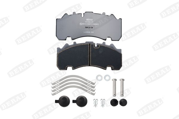 Bremsbelagsatz, Scheibenbremse