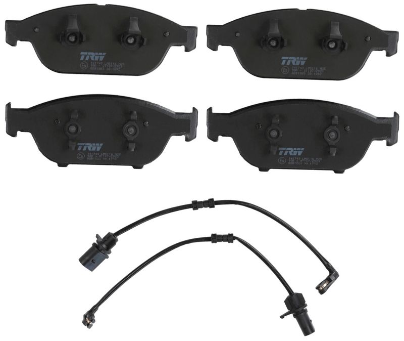 Bremsbelagsatz, Scheibenbremse