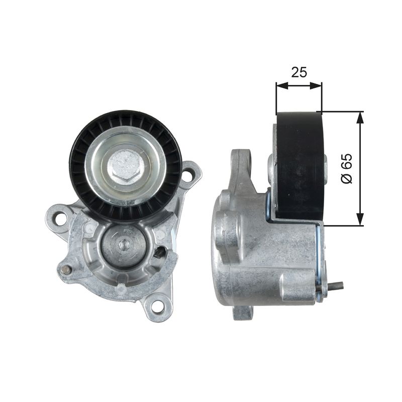 Spannrolle, Keilrippenriemen