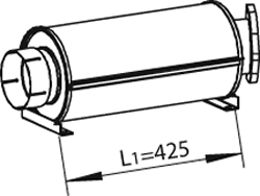 Mittelschalldämpfer