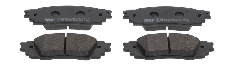 Bremsbelagsatz, Scheibenbremse