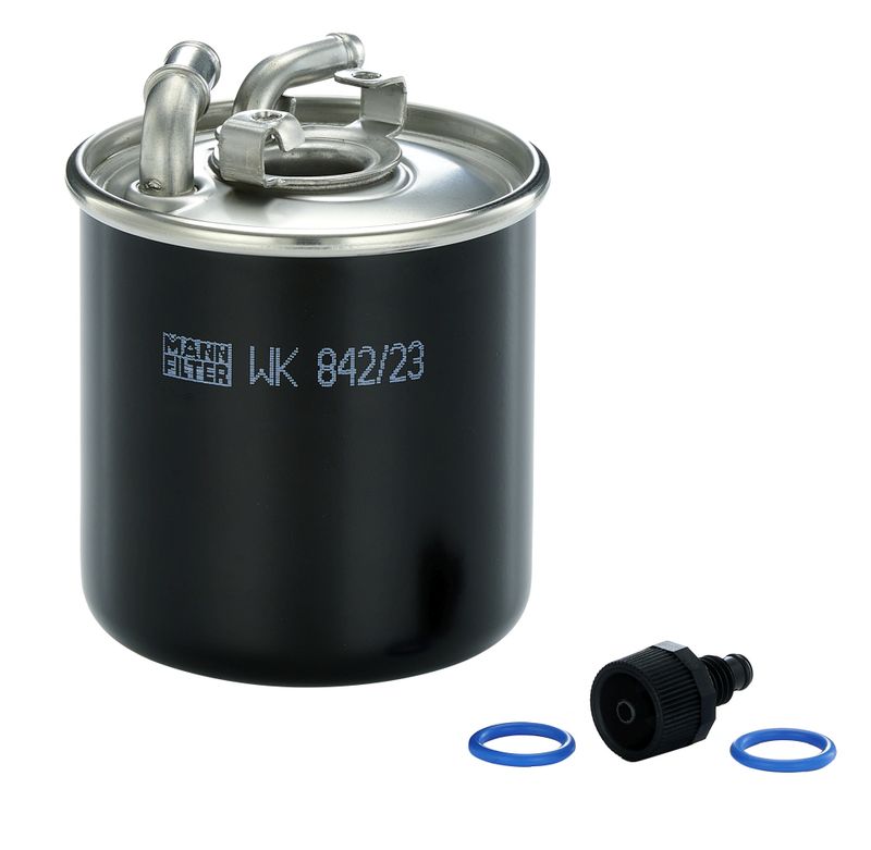 Kraftstofffilter (mit dichtung) passt zu: MERCEDES A (W169), B SPORTS TOURER (W245), C (CL203), C T-MODEL (S203), C T-MODEL (S204), C (W203), C (W204), CLC (CL203), CLK (A209) 0.8D-4.0D 11.99-