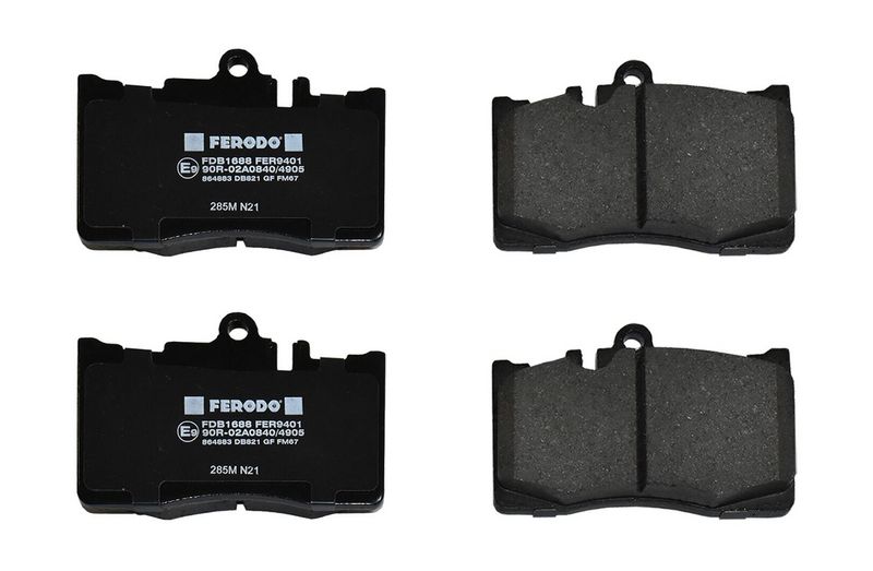 Bremsbelagsatz, Scheibenbremse