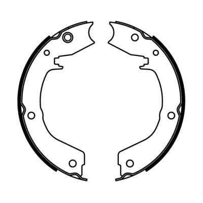 Bremsbackensatz, Feststellbremse