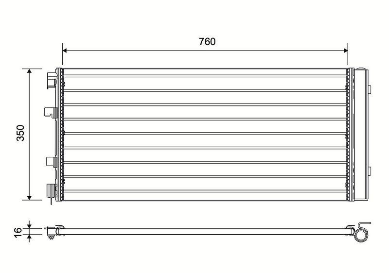 Kondensator, Klimaanlage