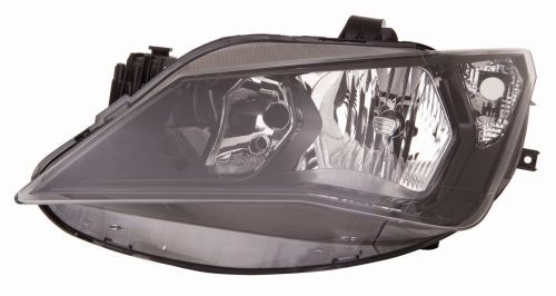 Scheinwerfer L (H7/PY21W/W5W, elektrisch, ohne motor, einsatzfarbe: schwarz) passt zu: SEAT IBIZA IV 6P 03.12-06.17