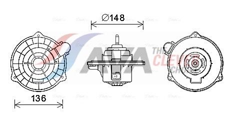Elektromotor, Innenraumgebläse
