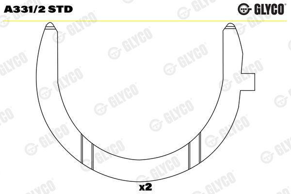 Distanzscheibe, Kurbelwelle