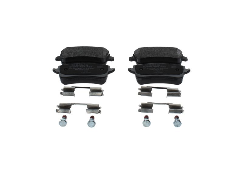 Bremsbelagsatz, Scheibenbremse