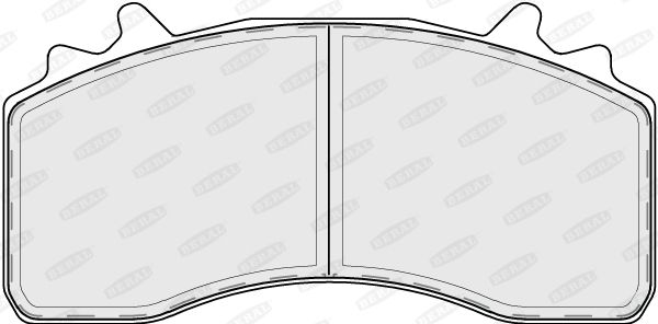 Bremsbelagsatz, Scheibenbremse