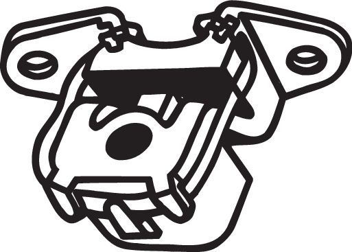 Auspuffsystemhalter passt zu: DS DS 4, CITROEN C4, C4 I, C4 II, C8, DS4, PEUGEOT 3008 I, 307, 308, 308 I, 807, RCZ 1.4-2.0D 08.00-