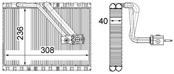 Verdampfer, Klimaanlage