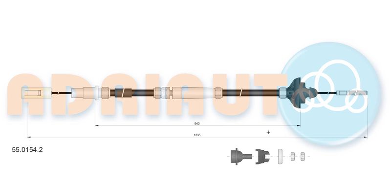 Seilzug, Kupplungsbetätigung