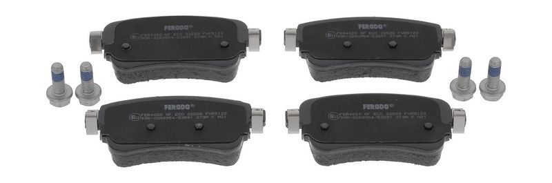 Bremsbelagsatz, Scheibenbremse