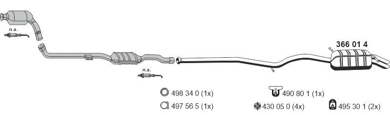 Gasfeder, Koffer-/Laderaum
