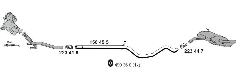 Gasfeder, Koffer-/Laderaum