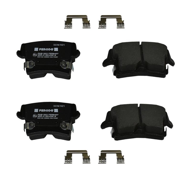 Bremsbelagsatz, Scheibenbremse