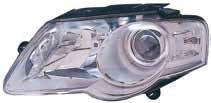 Scheinwerfer R (H7/H7, elektrisch, mit motor, valeo System, einsatzfarbe: chrom) passt zu: VW PASSAT B6 03.05-11.10
