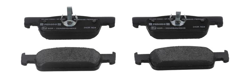 Bremsbelagsatz, Scheibenbremse