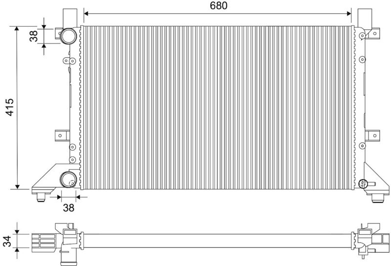 Kühler, Motorkühlung