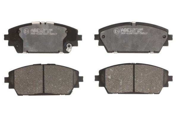 Bremsbelagsatz, Scheibenbremse