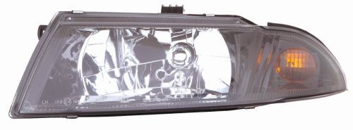 Scheinwerfer R (H4, elektrisch, ohne motor, einsatzfarbe: schwarz) passt zu: MITSUBISHI CARISMA 09.00-06.06