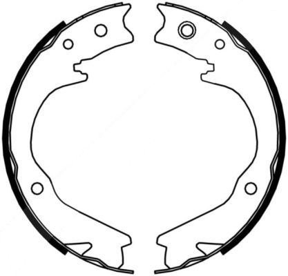 Bremsbackensatz, Feststellbremse