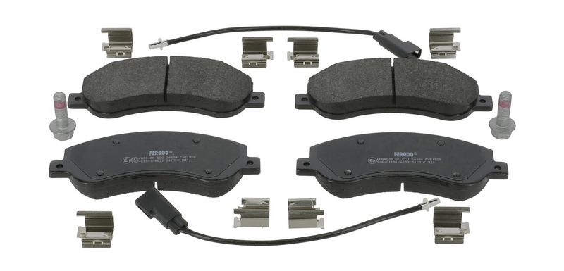 Bremsbelagsatz, Scheibenbremse