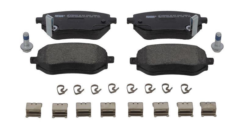 Bremsbelagsatz, Scheibenbremse