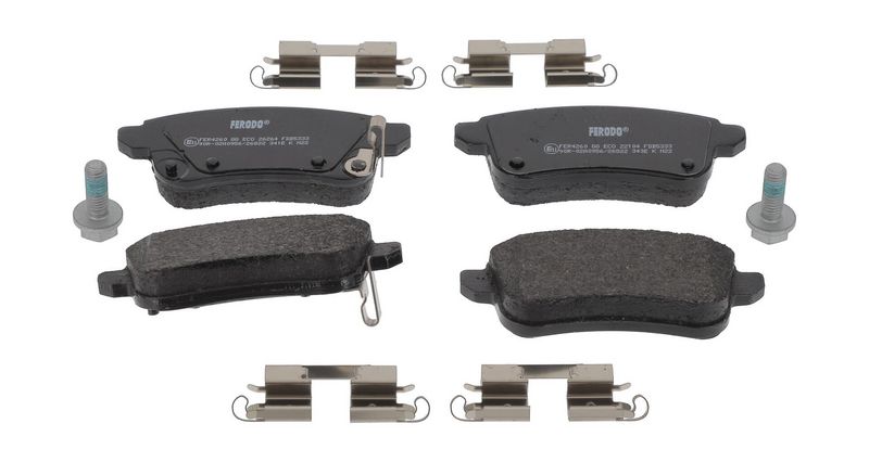 Bremsbelagsatz, Scheibenbremse