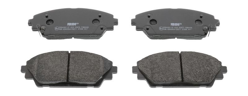 Bremsbelagsatz, Scheibenbremse