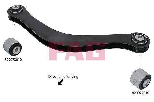 Lagerung, Achsstrebe